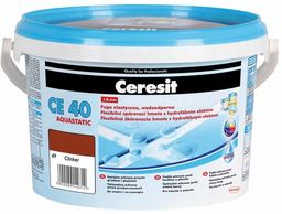 Fuga elastyczna Ceresit CE-40 Aquastatic klinkier 49 2