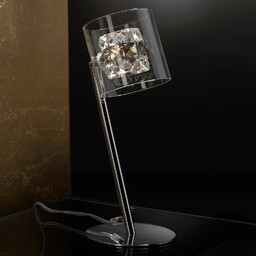 Schuller Valencia Lampa stołowa LED Flash z kryształowymi