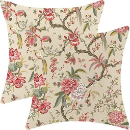 GIOPAMGO Chinoiserie poszewki na poduszki 18 x 18