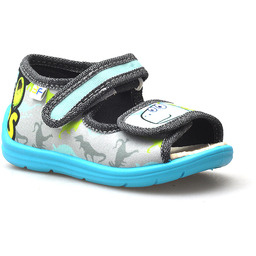 Sandałki dziecięce 3F Bambino Dino Szare