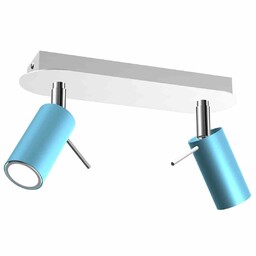 Lampa sufitowa PRESTON BLUE-WHITE 2x mini GU10 MLP7623-Milagro