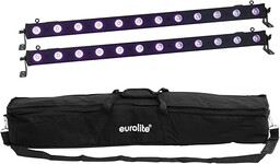 EUROLITE Zestaw 2 x LED BAR-12 lampa UV