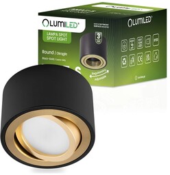 Oprawa do nabudowania ruchoma IP20 AMAT-S - czarno-złota