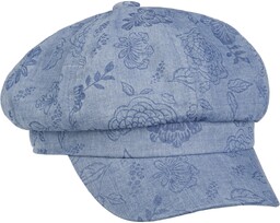 Czapka Kaszkiet Mixed Flowers by Lipodo, denim, cm