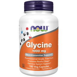 NOW Foods Glicyna 1000 mg 100 kaps