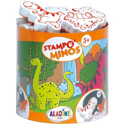 Aladine 3085123 zestaw stempli Minos Dino, w zestawie