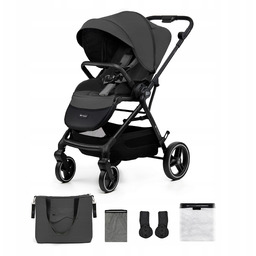 Kinderkraft Yoxi Grey wózek spacerowy do 22 kg