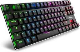 Sharkoon PureWriter RGB TKL mechaniczna klawiatura niskoprofilowa (oświetlenie