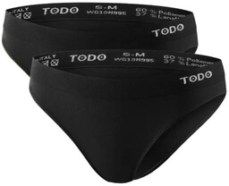 Todo Active 2PACK majtki damskie SoftTouch z wełną