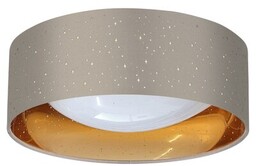 GOLDLUX Plafon sufitowy Tuluza 32 323224 Biało-taupe-złoty