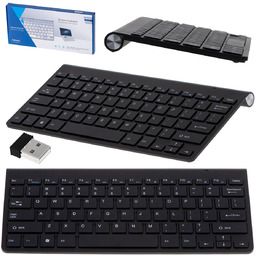 KLAWIATURA BEZPRZEWODOWA smart tv duży zasięg kompaktowy rozmiar