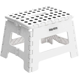 Edinos Składany biały mały antypoślizgowy stołek T0-C47