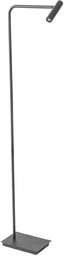 Lampa podłogowa minimalistyczna z regulowanym LED Fler czarna