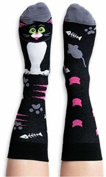 Nanushki Skarpety kolorowe kot - The Great Catsby