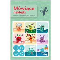 Zabawka edukacyjna ALBI Czytaj z Albikiem Mówiące naklejki