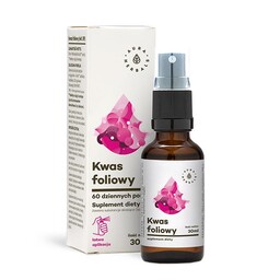 Witamina B9 (Kwas Foliowy), Aerozol, Aura Herbals, 30ml