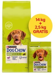 Purina Nestle PURINA DOG CHOW ADULT Jagnięcina 14+2,5kg