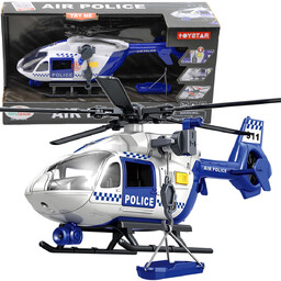 Helikopter Ratunkowy Smigłowiec zabawka Sos Światło Led Dźwięki