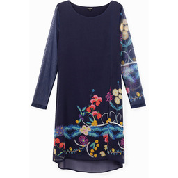 Wielowarstwowa sukienka w kwiaty