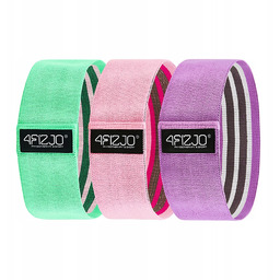 Taśmy Gumy Oporowe Materiałowe Do Treningu Rozciągania Fitnessu