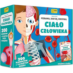 Poznawaj, baw się, odkrywaj. Ciało człowieka. Puzzle 200
