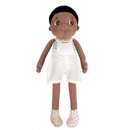 Pierwsza miękka lalka przytulanka dla dzieci Fern EcoBuds