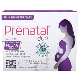 Prenatal DUO witaminy z DHA, laktoferyną i choliną