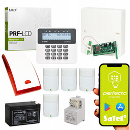 Kompletny Alarm Satel Perfecta 4 Czujki Gsm Sms