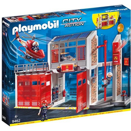Playmobil City Action 9462 Duża remiza strażacka