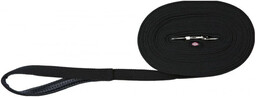 Trixie Smycz parciana 15 m/20 mm czarna