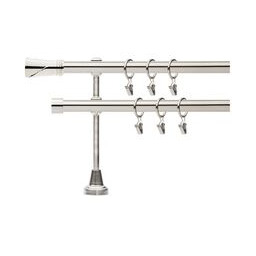 Karnisz podwójny Dunkan 19 mm 200 cm stal