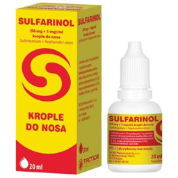 Sulfarinol Krople do nosa, 20 ml - lek