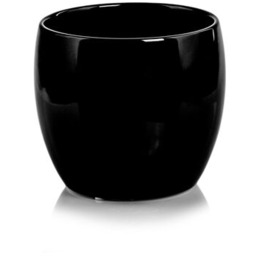 Wazon kula 23 cm czarny