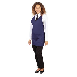 Whites Chefs Clothing Fartuch V Neck granatowy