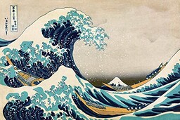 Great Wave of Kanagawa plakat Katsushika Hokusai -