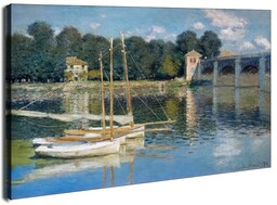 Le pont d argenteuil Claude Monet - obraz