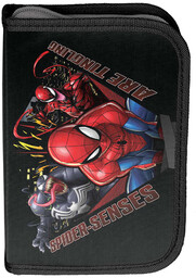 Piórnik rozkładany dla chłopca, Paso SP22NN-P001BW, Spider-Man, czarny