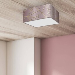MILAGRO MLP7588 Lampa sufitowa ZIGGY PINK Gold/Pink 2xE27
