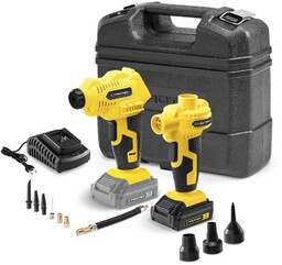 Trotec Akumulatorowy kompresor PCPS 10-16V & akumulatorowa pompa