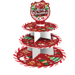 Stojak patera na słodycze Merry Christmas - 1