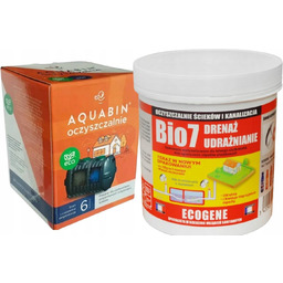 Bio7 Udrażnianie Oczyszczalni Odblokowanie Drenażu +Bakterie do Szamba