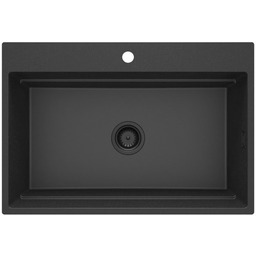 DEANTE ZRM G10B Zlew magnetic grafit metalik granit