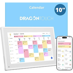 Dragon Touch Cyfrowy kalendarz ścienny 10,1 cala elektroniczny
