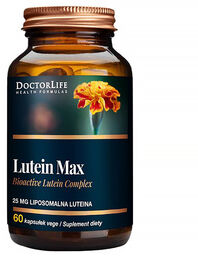 Doctor Life Lutein Max, luteina i zeaksantyna, 60