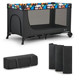 KINDERKRAFT Łóżeczko turystyczne Joy 2 Happy Shapes