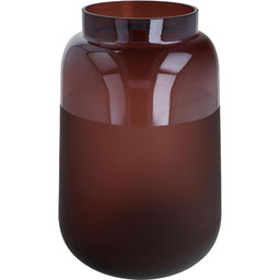 Goebel Wazon, szkło, czerwony, 17,5 x 17,5 x