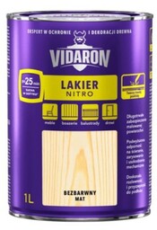 VIDARON Lakier Nitro bezbarwny mat 750 ml
