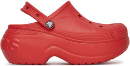Klapki Crocs BELLA CLOG 210062-8C1 Czerwony