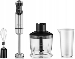 Blender Ręczny Wielofunkcyjny 5 Poziomów Tryb Turbo Zestaw
