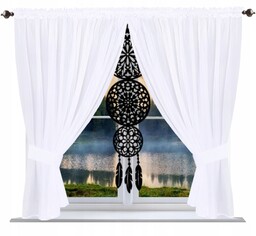 Firana gotowa prosta 170x400 panel łapacz snów filc